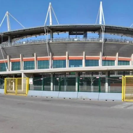 Inalpi Arena Stadium View With Reserved Parking Turin